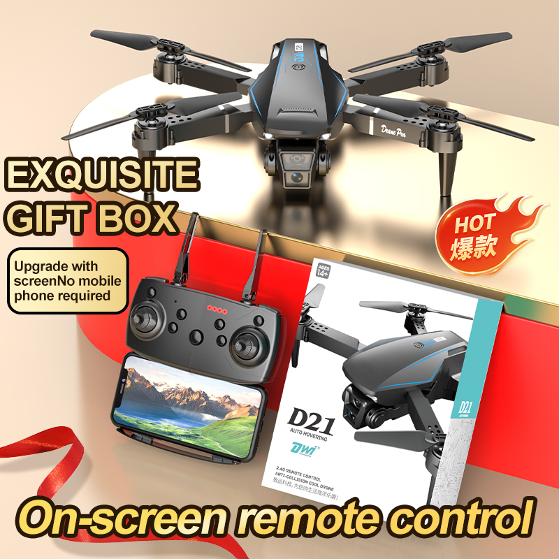 Drone Camera Wide Angle - NEW D21 Professional 4K FPV RC