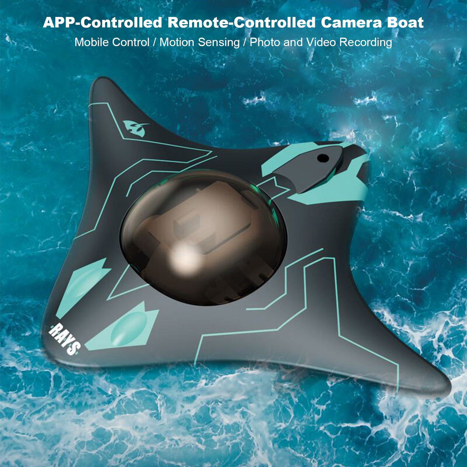 RC Boat with Camera App Contro - Drone Camera Waterproof 评论和价格