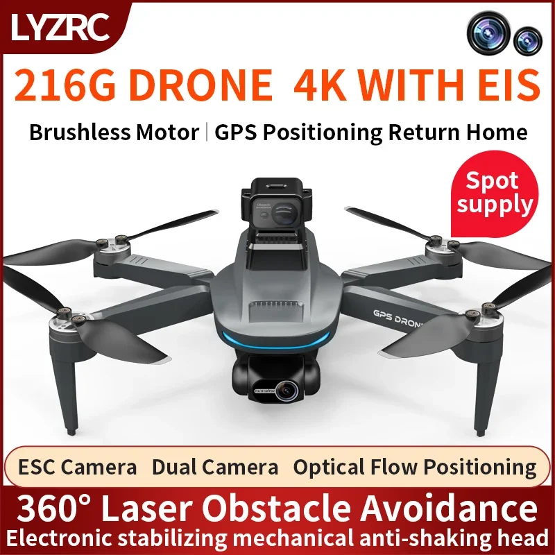 L200 PRO MAX Drone 4K 2-Axis P - Drone Camera Lens 评论和价格