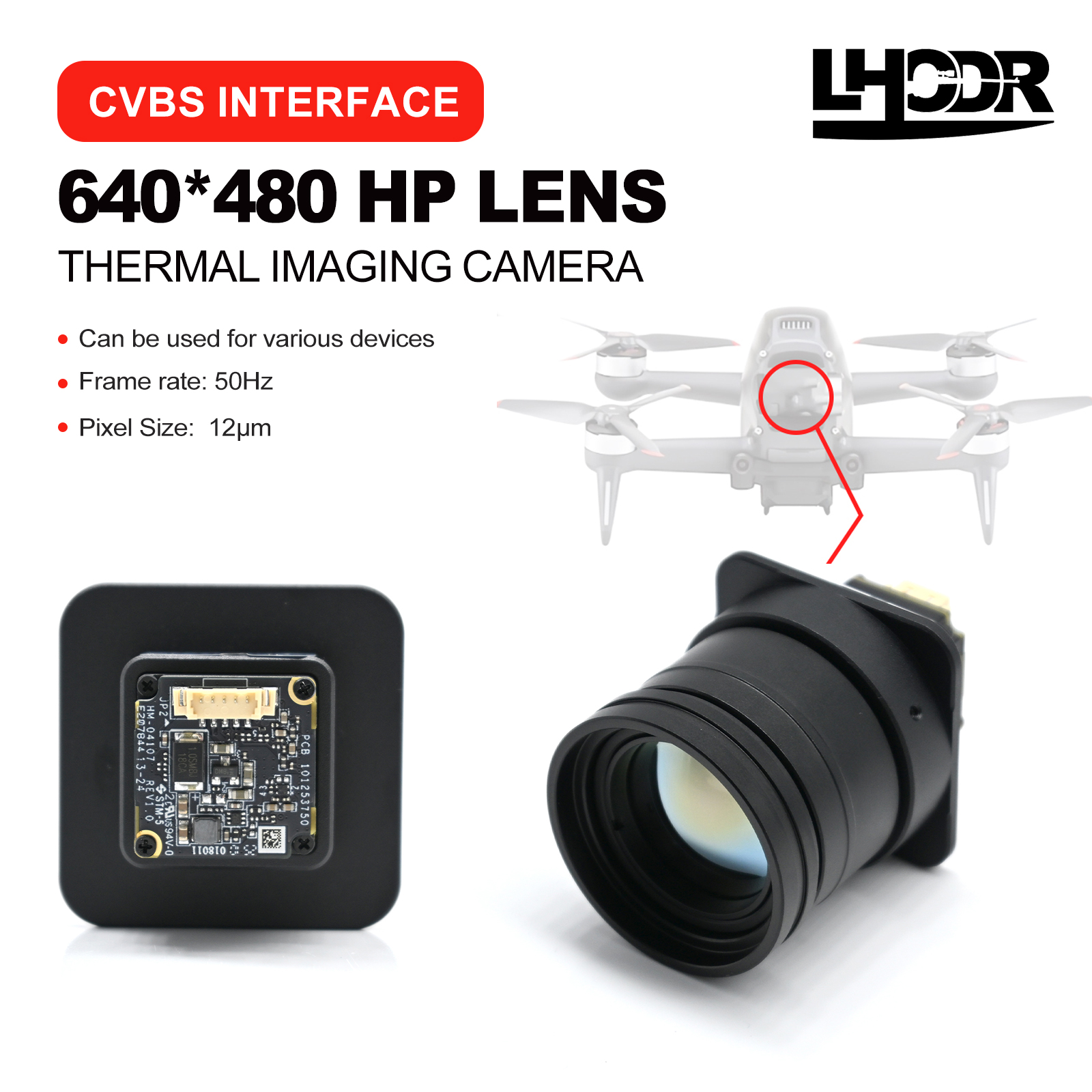 30mm 640x480 pix Drone thermal - Drone Camera Lens 评论和价格