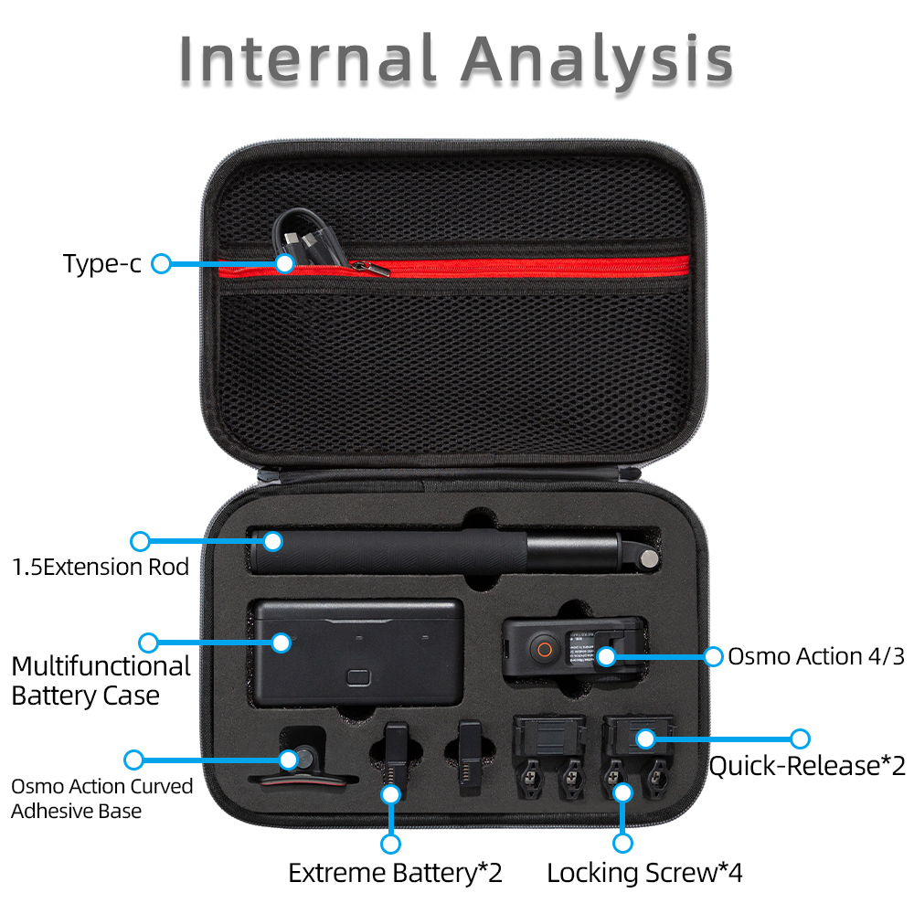 For DJI Osmo Action 4 Storage  - Drone Camera Action 评论和价格