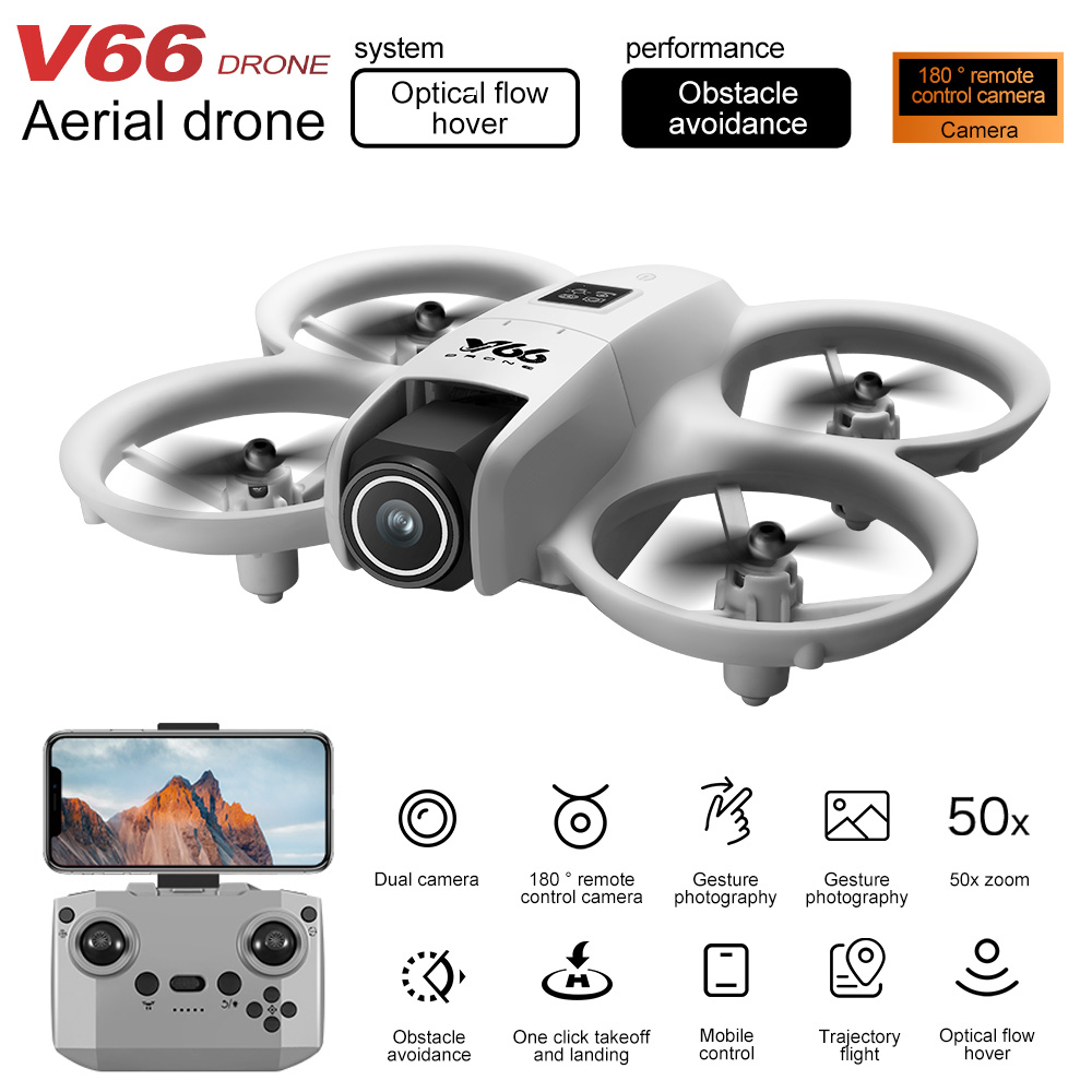 New V66 Mini Drone HD Camera 4 - Drone Camera Lens 评论和价格