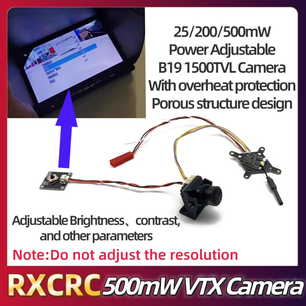 RXCRC FPV 5.8G Module 48CH 500 - Drone Camera Lens 评论和价格