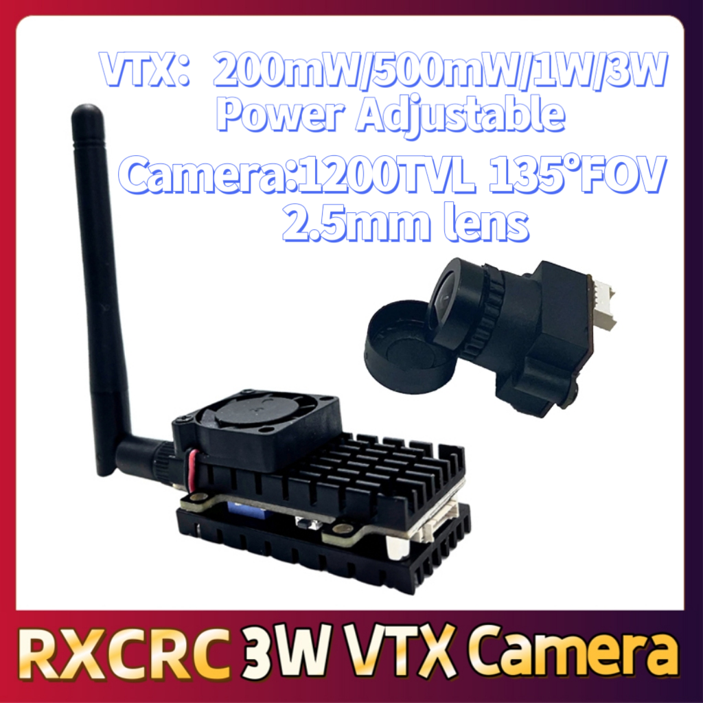 RXCRC 5.8G 3W Video VTX transm - Drone Camera Lens 评论和价格