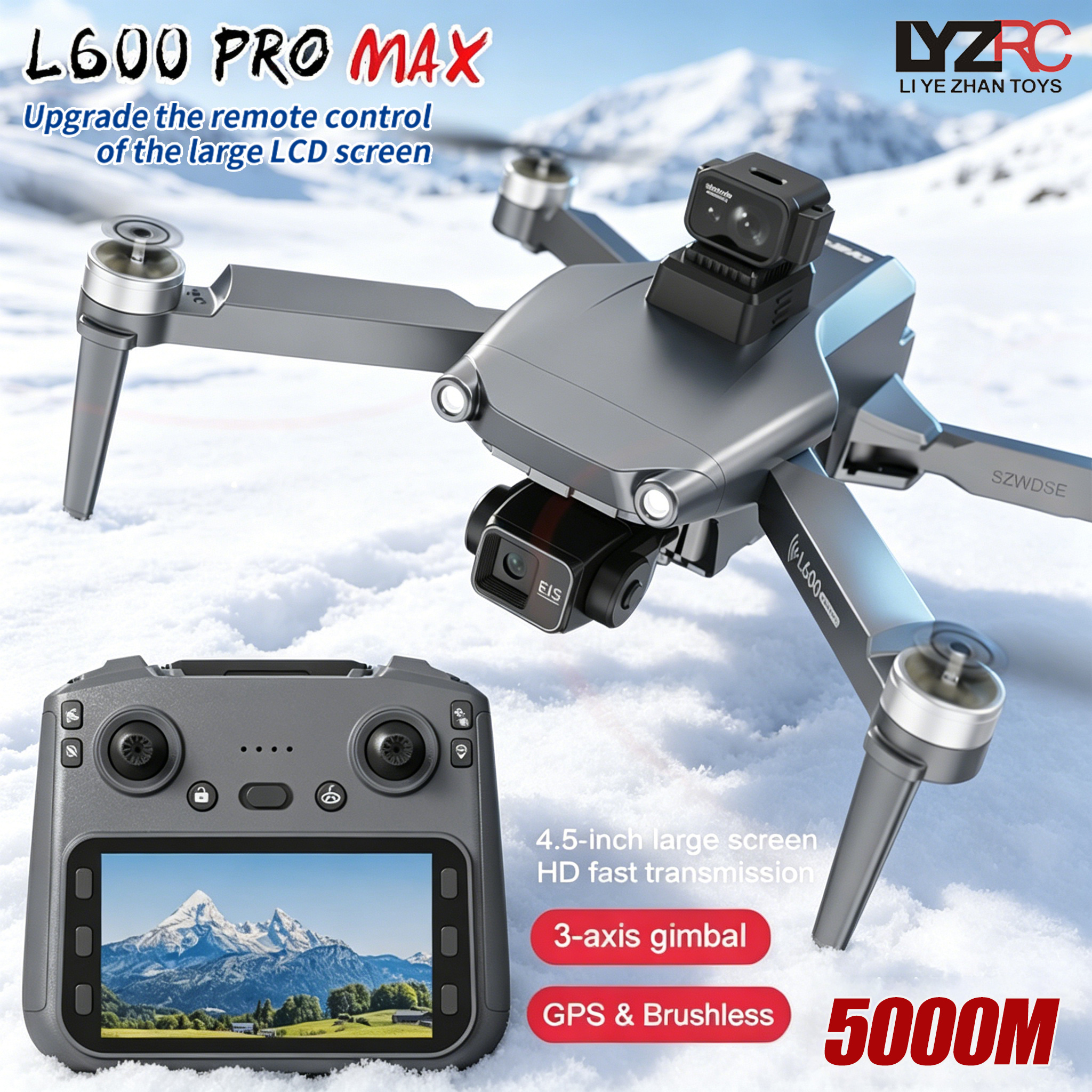L600 MAX GPS Drone Professiona - Drone Camera Professional 评论和价格