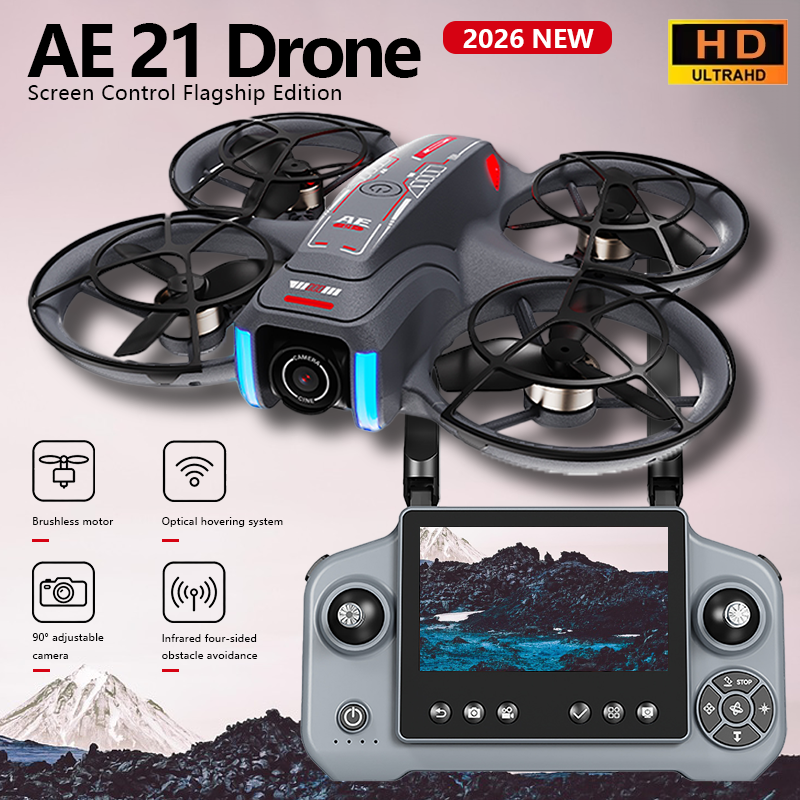 AE21 Drone 8K HD Camera Mini R - Drone Camera Vlog 评论和价格