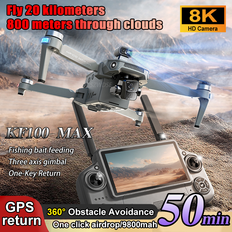 SJRC KF100 MAX 8K UHD Photo HD - Drone Camera Professional 评论和价格