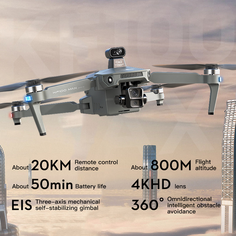 SJRC KF100 MAX 8K UHD Photo HD - Drone Camera Professional 评论和价格