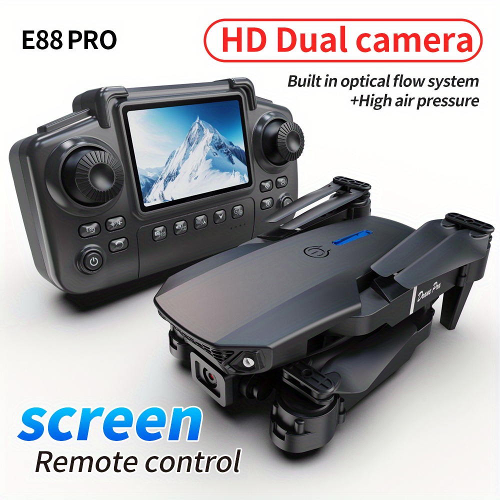 E88 Pro RC Drone WiFi FPV Heig - Drone Camera Wide Angle 评论和价格