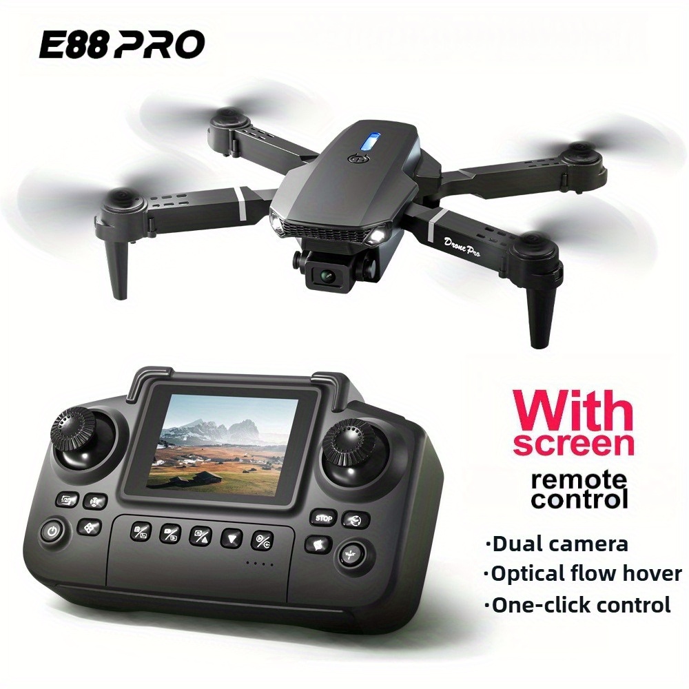 E88 Pro RC Drone WiFi FPV Heig - Drone Camera Wide Angle 评论和价格