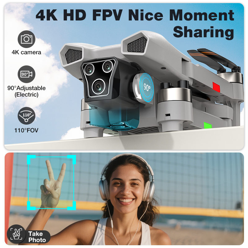 2026 Hot L017 Pro Drone Brushl - Drone Camera Mount 评论和价格