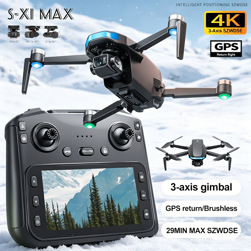New S-X1 MAX Drone GPS 8K Prof - Drone Camera Mount 评论和价格