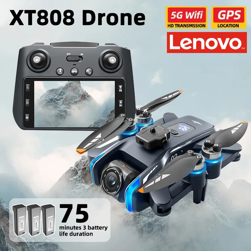 Lenovo XT808 Pro MAX Drone 4K  - Drone Camera Thermal 评论和价格