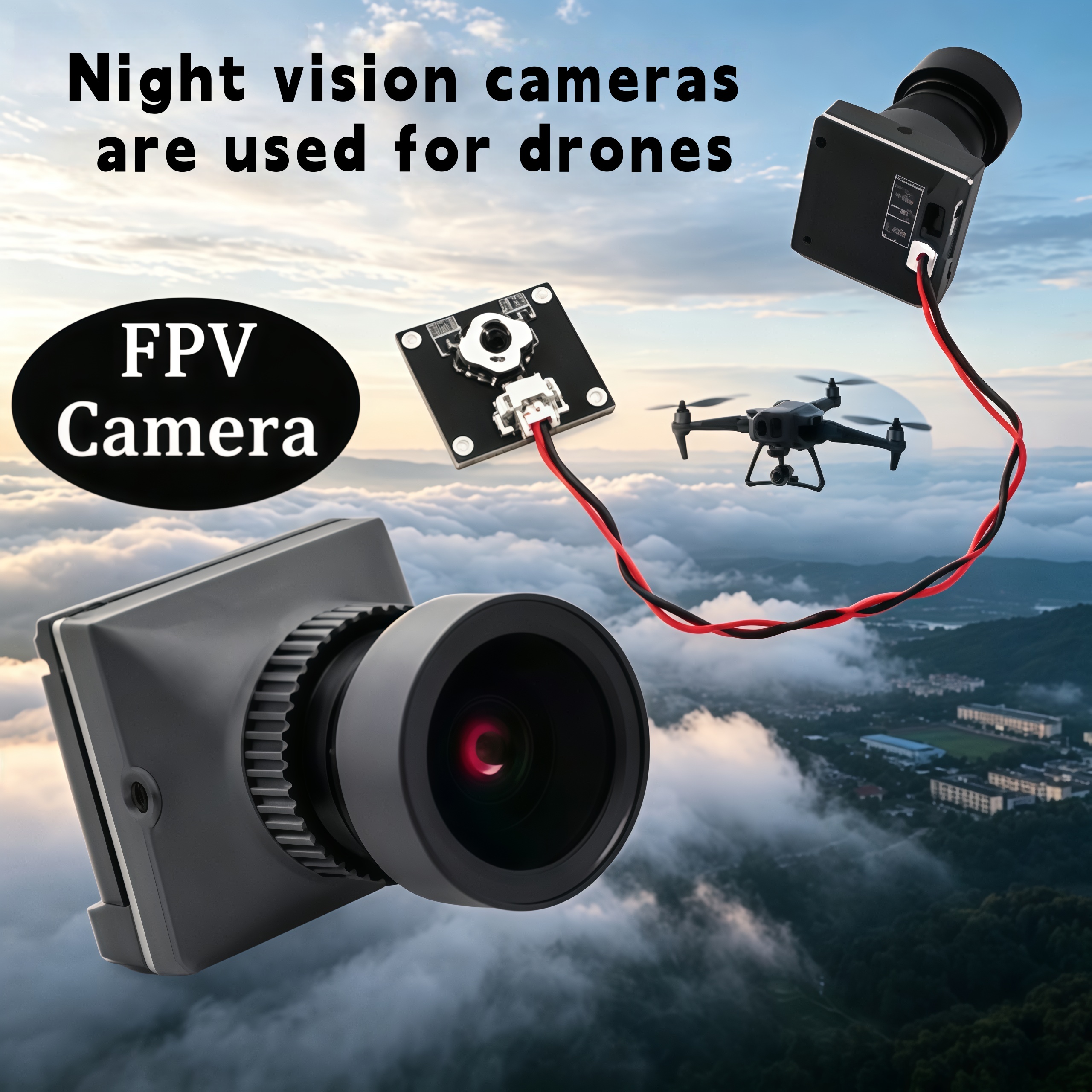 1500TVL HD CADDX Snail FPV Cam - Drone Camera Lens 评论和价格
