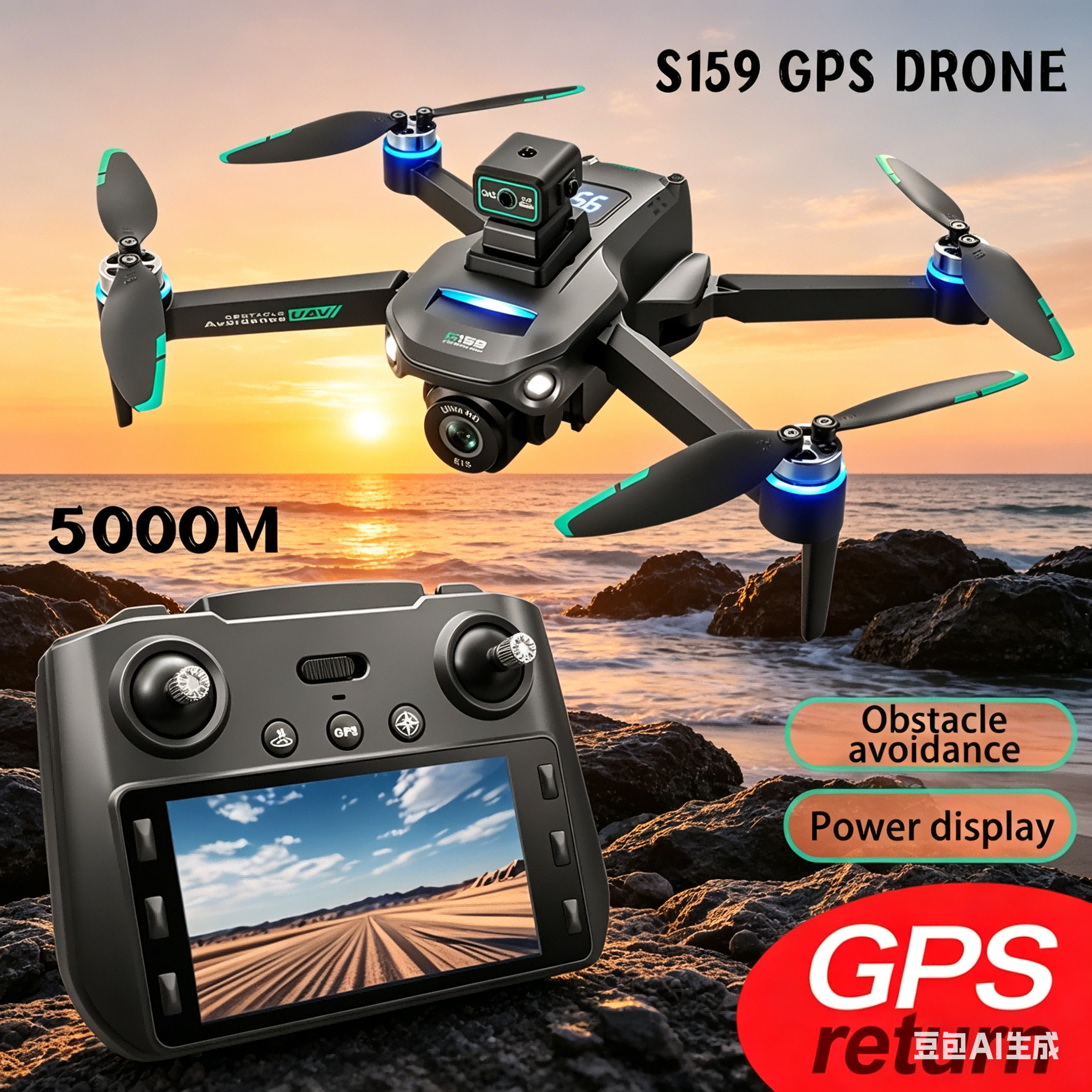 S159 GPS Drone 4K Profesional  - Drone Camera Mount 评论和价格