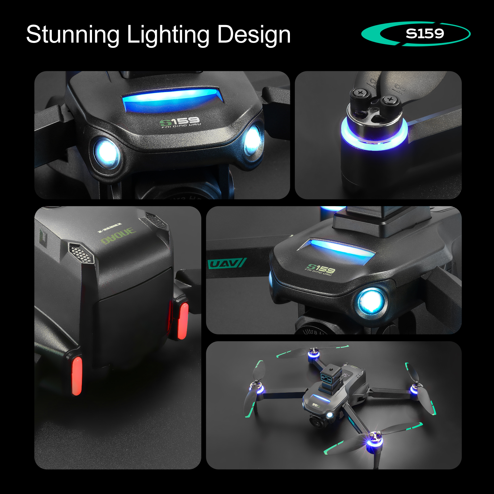 S159 GPS Drone 4K Profesional  - Drone Camera Mount 评论和价格