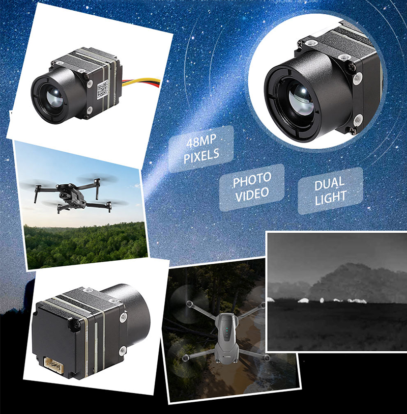 New Arrival 640x512 FPV Drone  - Drone Camera Thermal 评论和价格